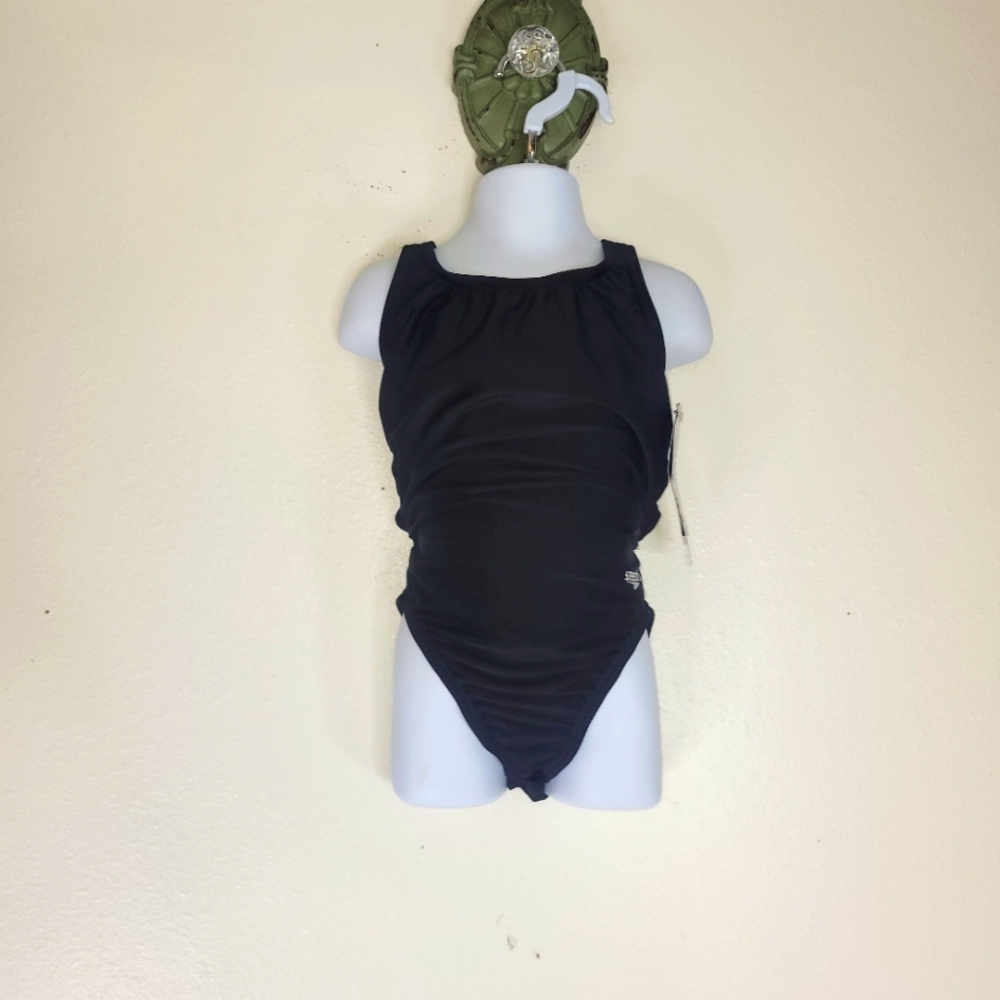 Speedo Black One-Piece Swimsuit